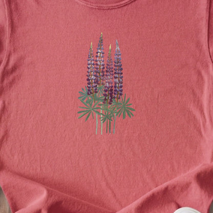 Painted Lupine Kids Cotton T-Shirt