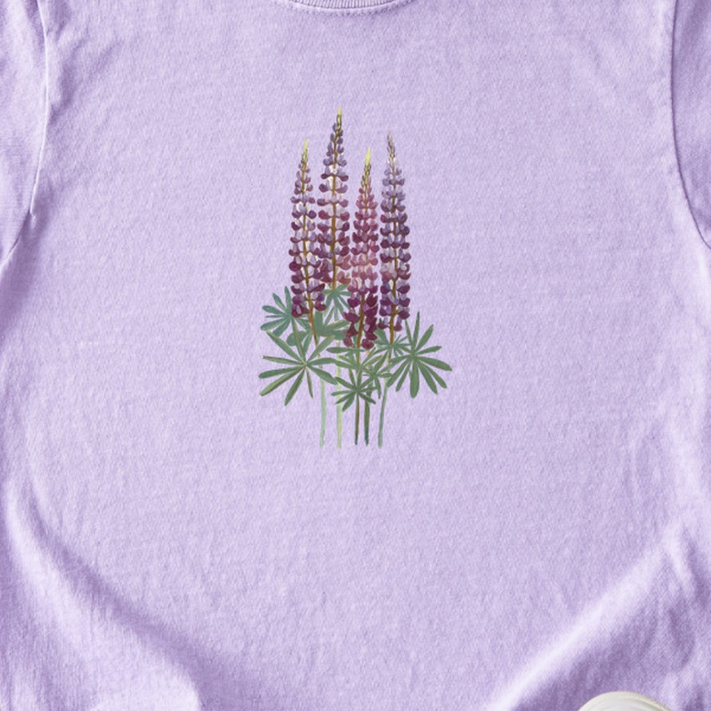 Painted Lupine Kids Cotton T-Shirt