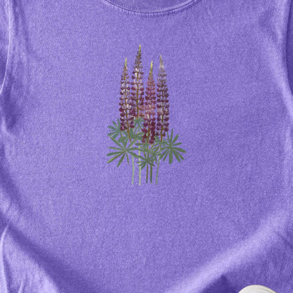 Painted Lupine Kids Cotton T-Shirt