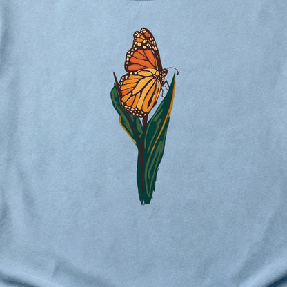 Painted Monarch Butterfly Cotton T-Shirt