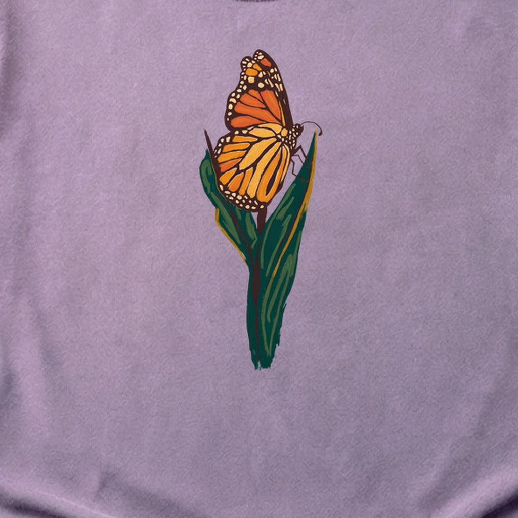 Painted Monarch Butterfly Cotton T-Shirt