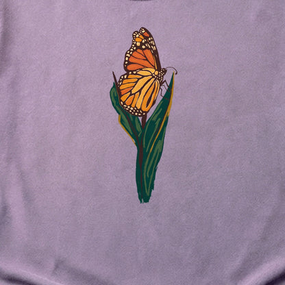 Painted Monarch Butterfly Cotton T-Shirt