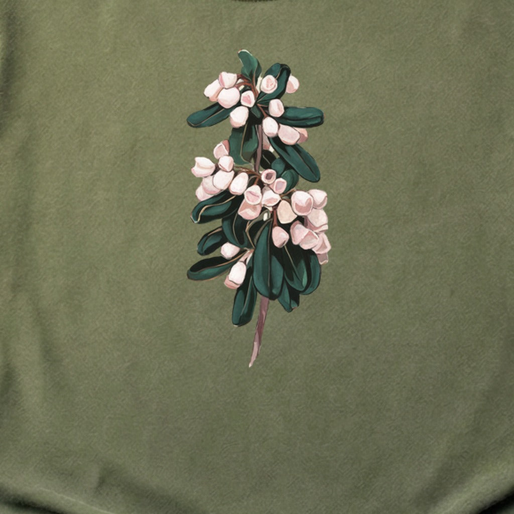 Painted Mountain Laurel Cotton T-Shirt
