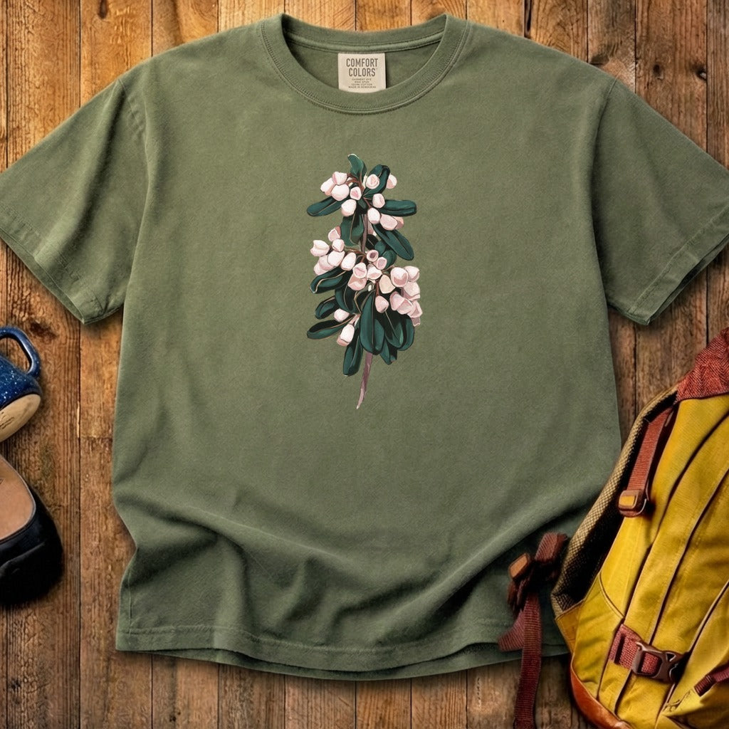 Painted Mountain Laurel Cotton T-Shirt