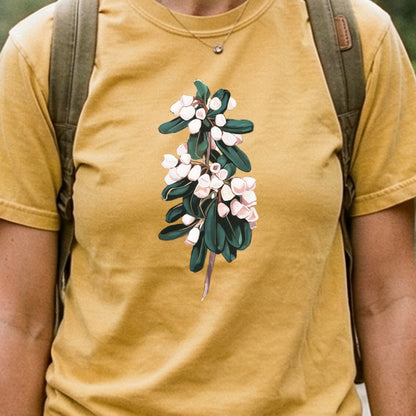 Painted Mountain Laurel Cotton T-Shirt