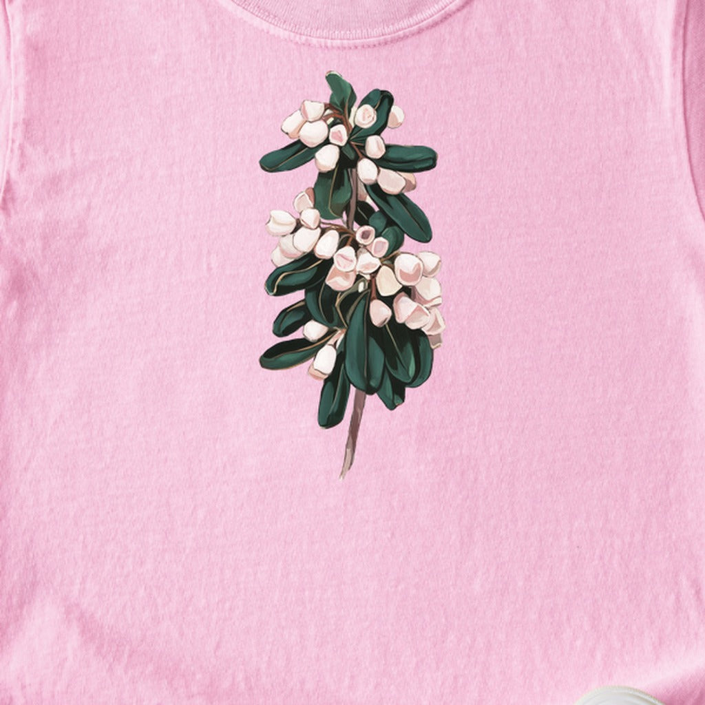 Painted Mountain Laurel Kids Cotton T-Shirt