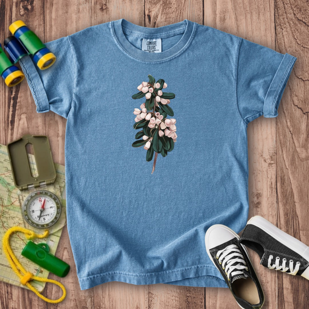 Painted Mountain Laurel Kids Cotton T-Shirt