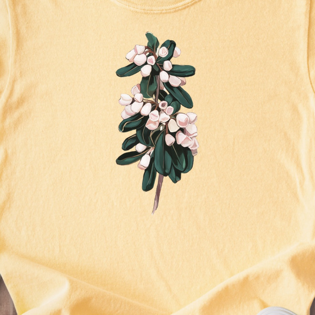 Painted Mountain Laurel Kids Cotton T-Shirt