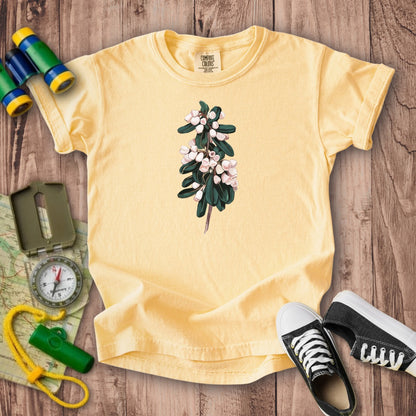 Painted Mountain Laurel Kids Cotton T-Shirt