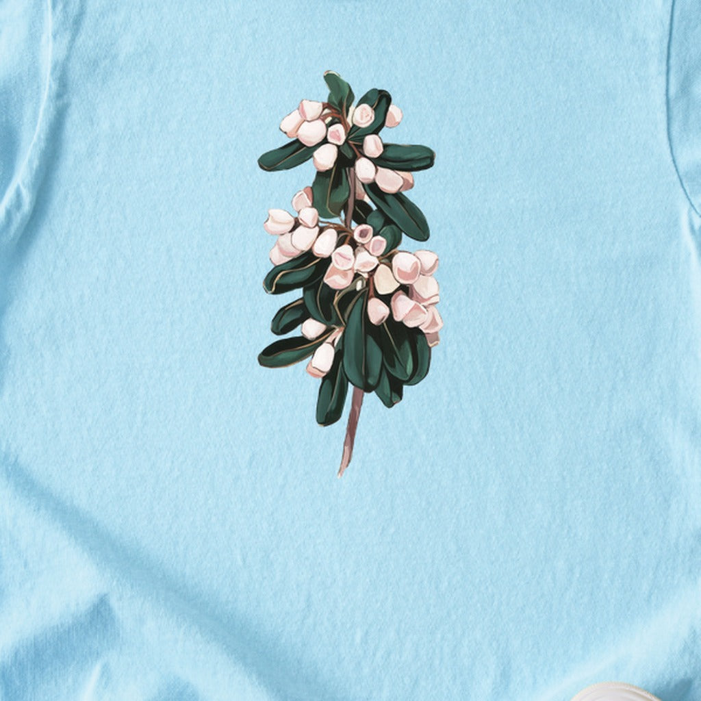 Painted Mountain Laurel Kids Cotton T-Shirt