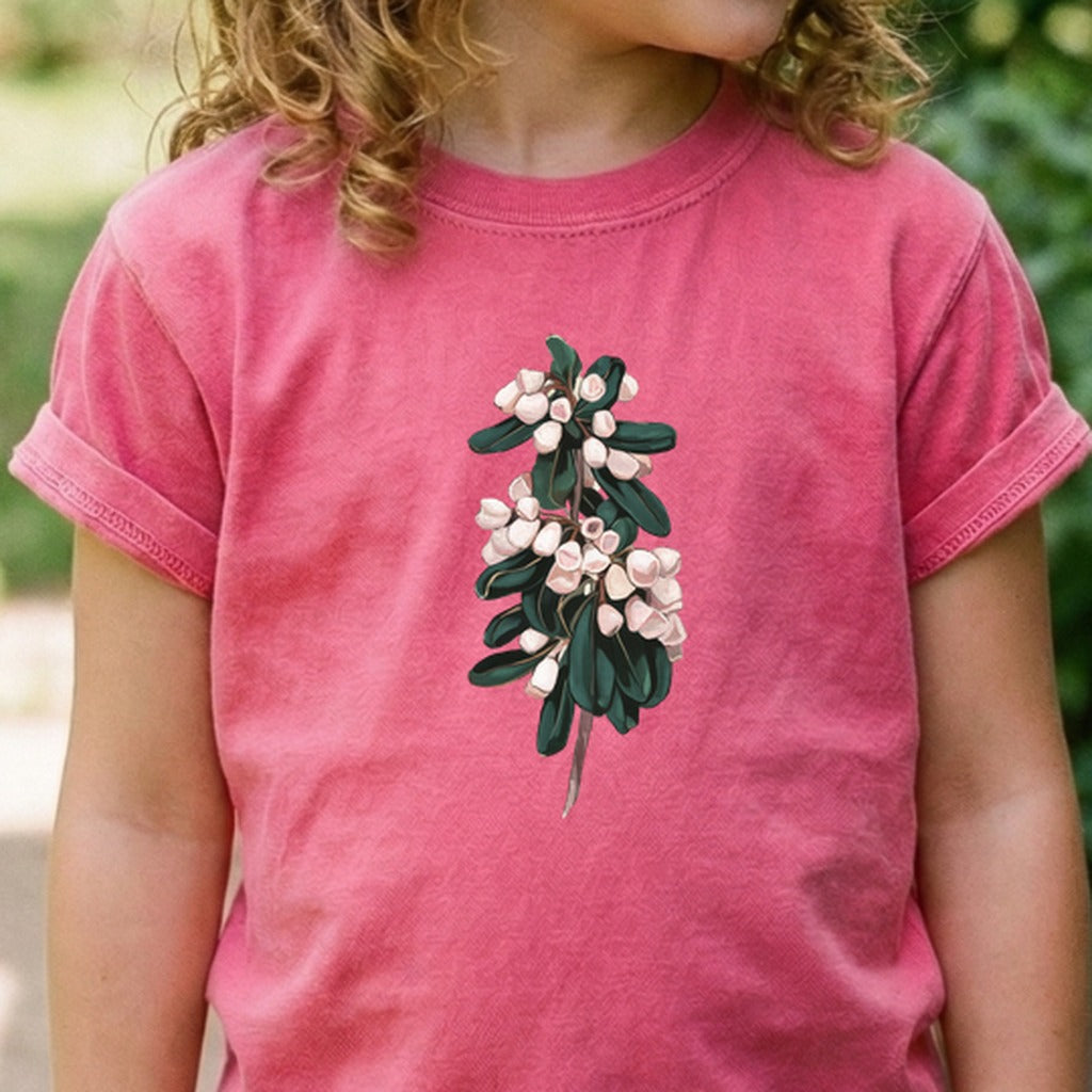 Painted Mountain Laurel Kids Cotton T-Shirt