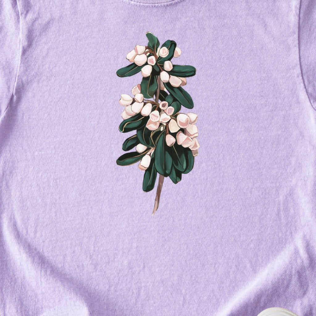 Painted Mountain Laurel Kids Cotton T-Shirt