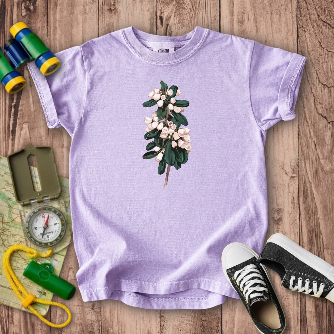 Painted Mountain Laurel Kids Cotton T-Shirt