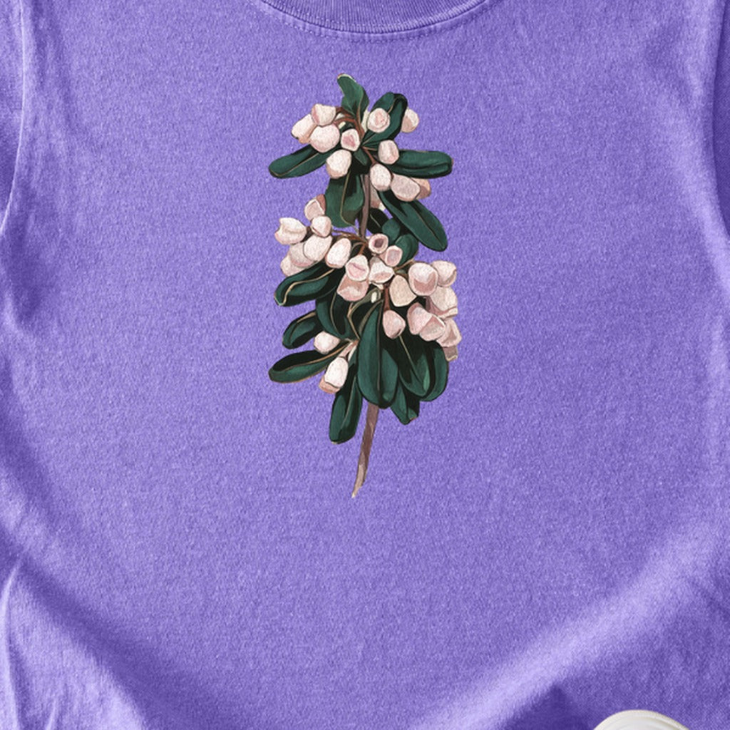 Painted Mountain Laurel Kids Cotton T-Shirt