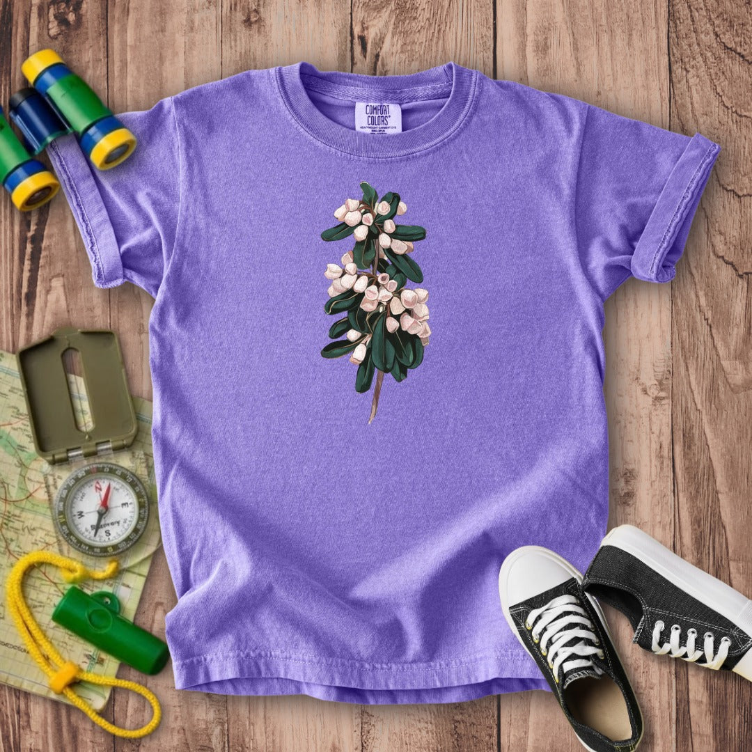 Painted Mountain Laurel Kids Cotton T-Shirt