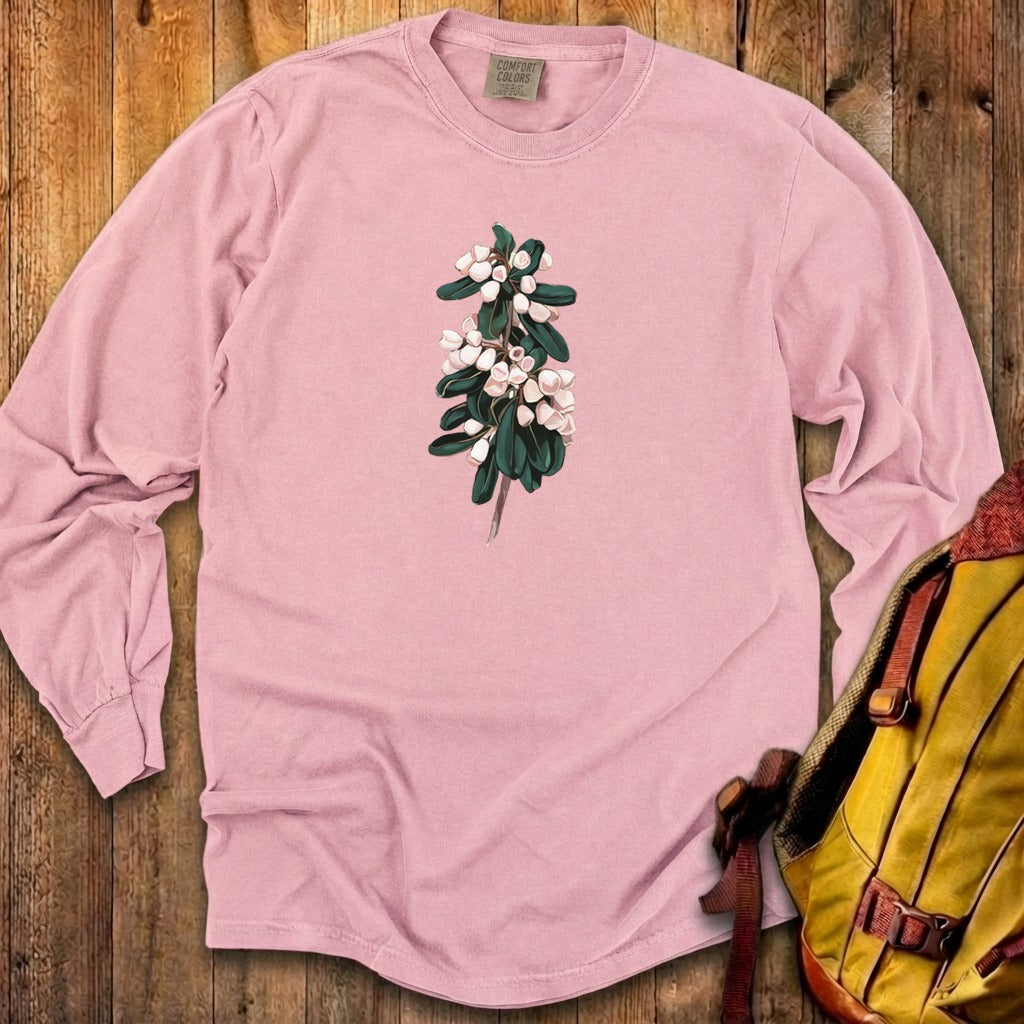 Painted Mountain Laurel Cotton Long Sleeve