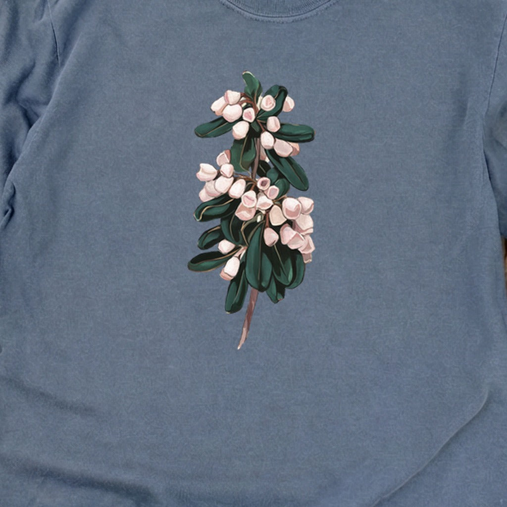 Painted Mountain Laurel Cotton Long Sleeve