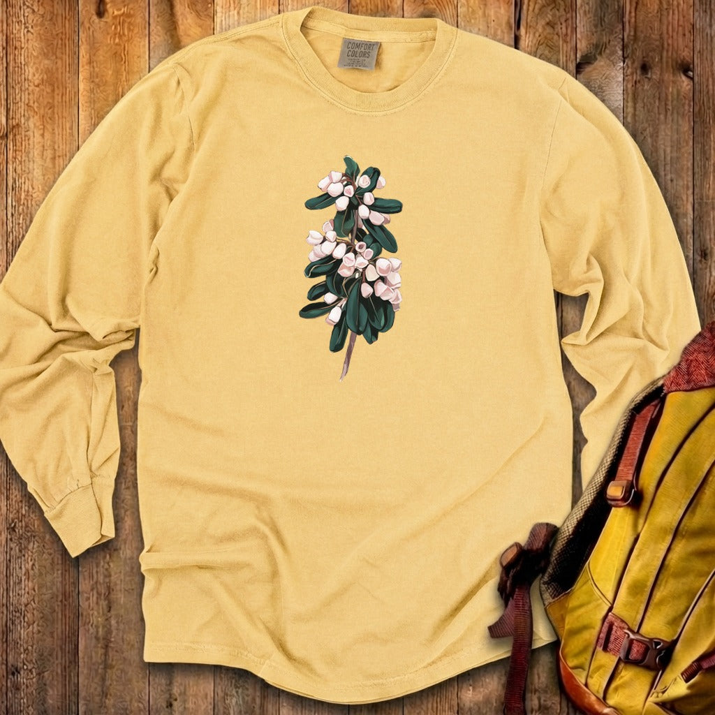 Painted Mountain Laurel Cotton Long Sleeve