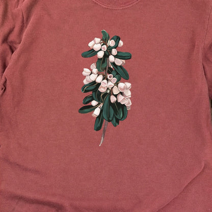 Painted Mountain Laurel Cotton Long Sleeve