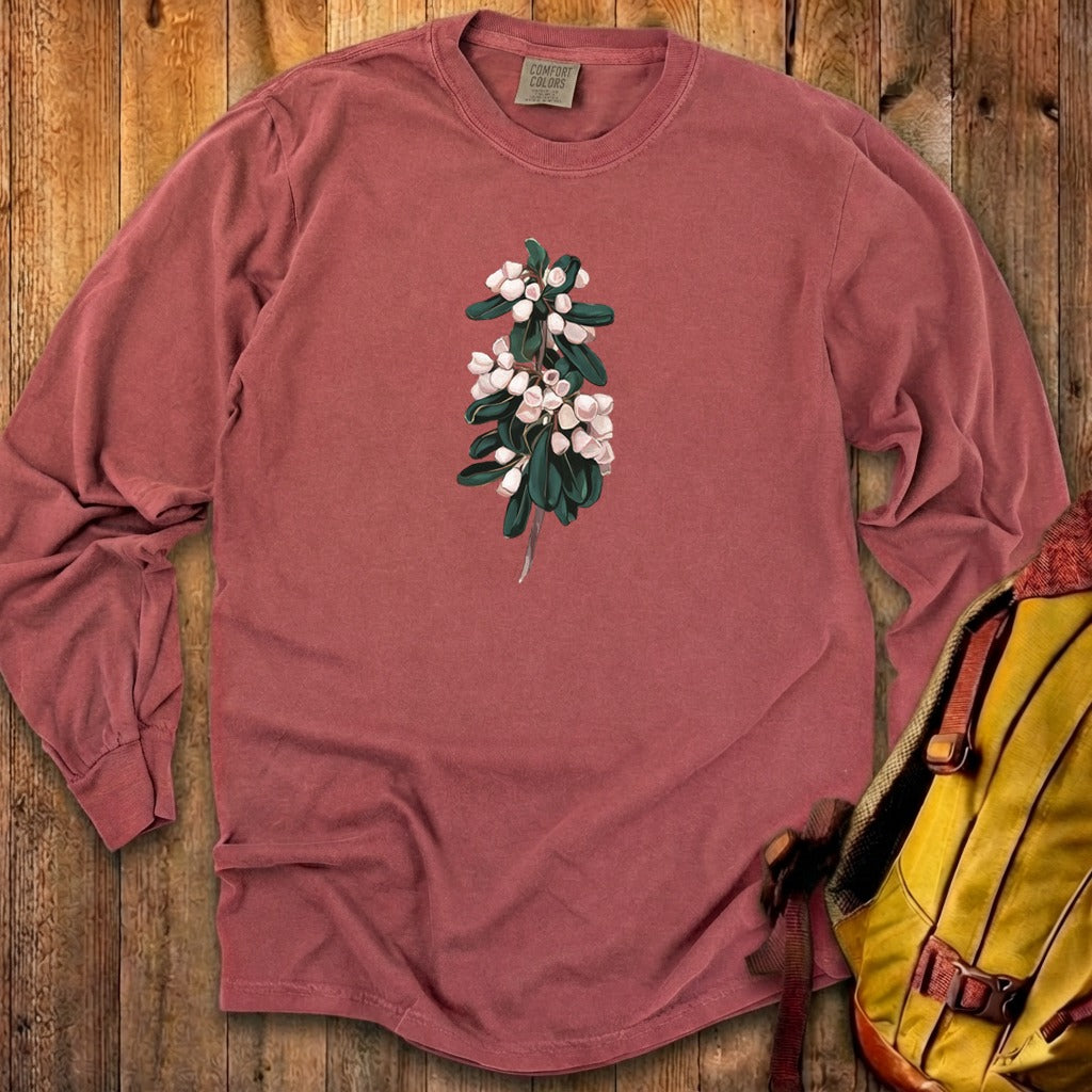 Painted Mountain Laurel Cotton Long Sleeve