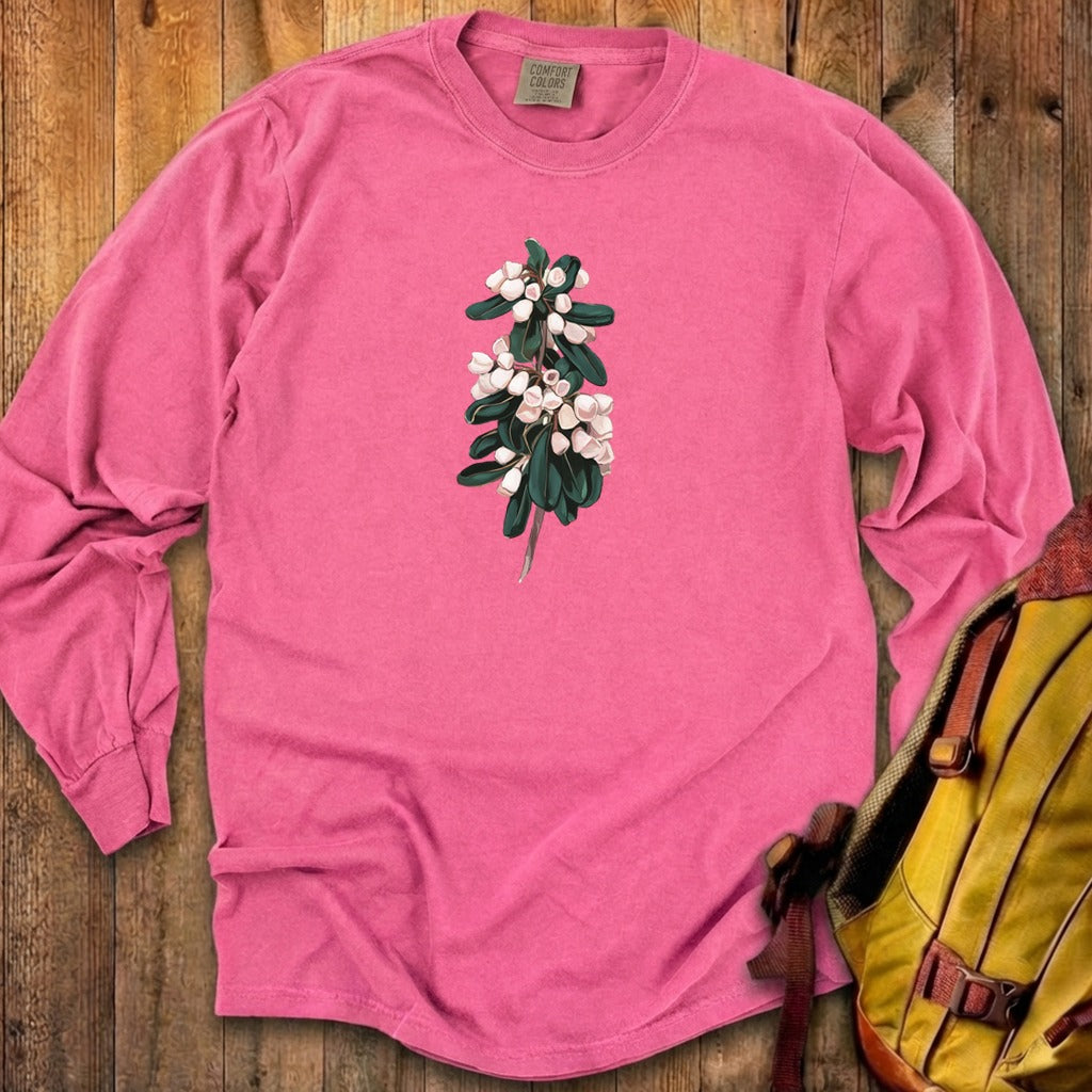 Painted Mountain Laurel Cotton Long Sleeve