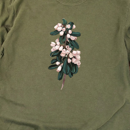 Painted Mountain Laurel Cotton Long Sleeve