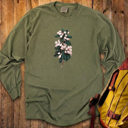 Painted Mountain Laurel Cotton Long Sleeve