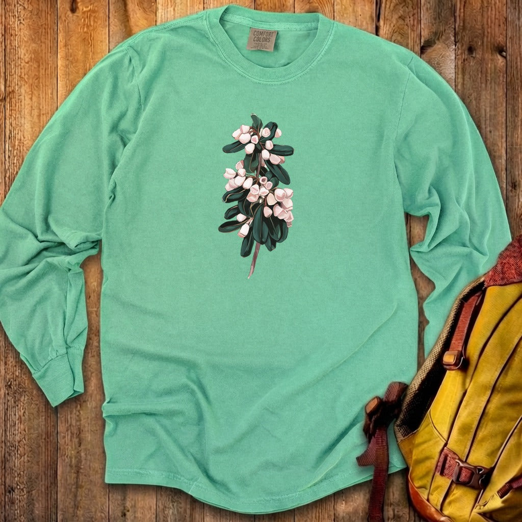 Painted Mountain Laurel Cotton Long Sleeve