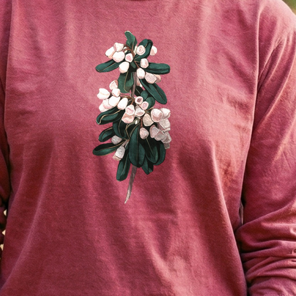 Painted Mountain Laurel Cotton Long Sleeve
