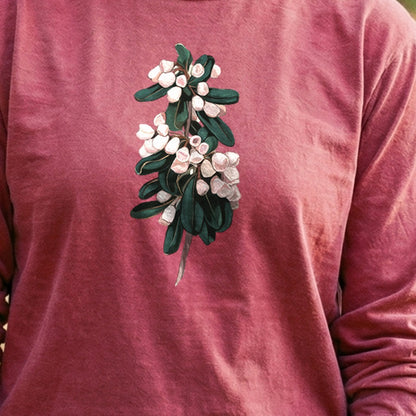 Painted Mountain Laurel Cotton Long Sleeve