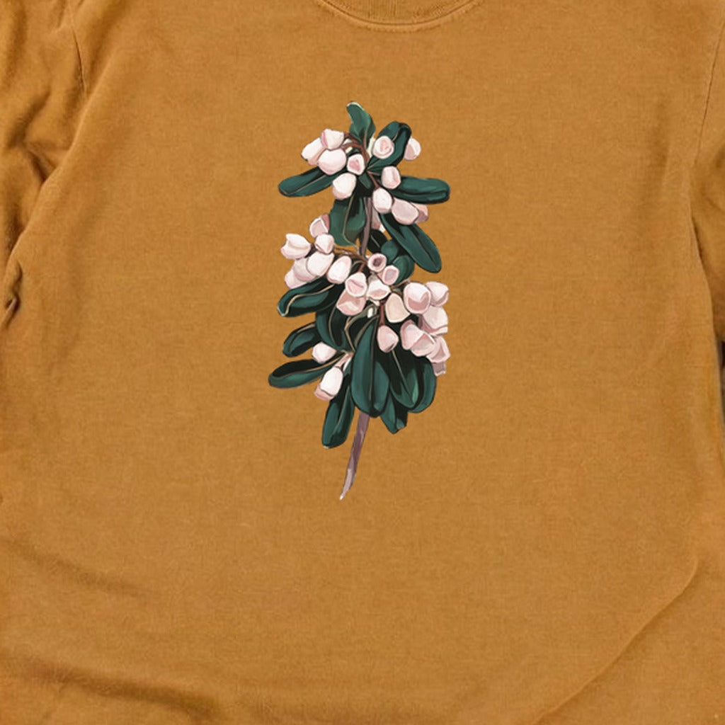 Painted Mountain Laurel Cotton Long Sleeve