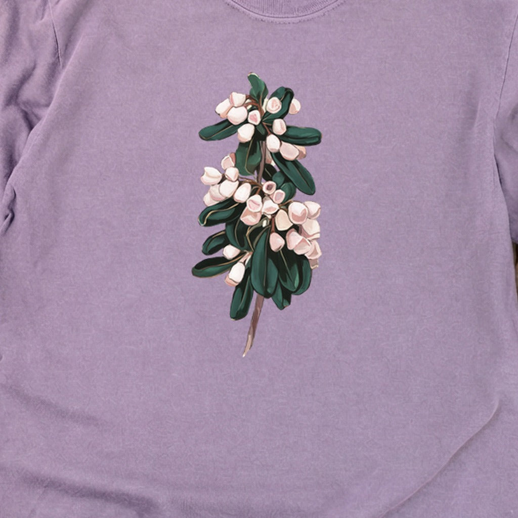 Painted Mountain Laurel Cotton Long Sleeve