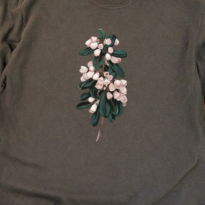 Painted Mountain Laurel Cotton Long Sleeve