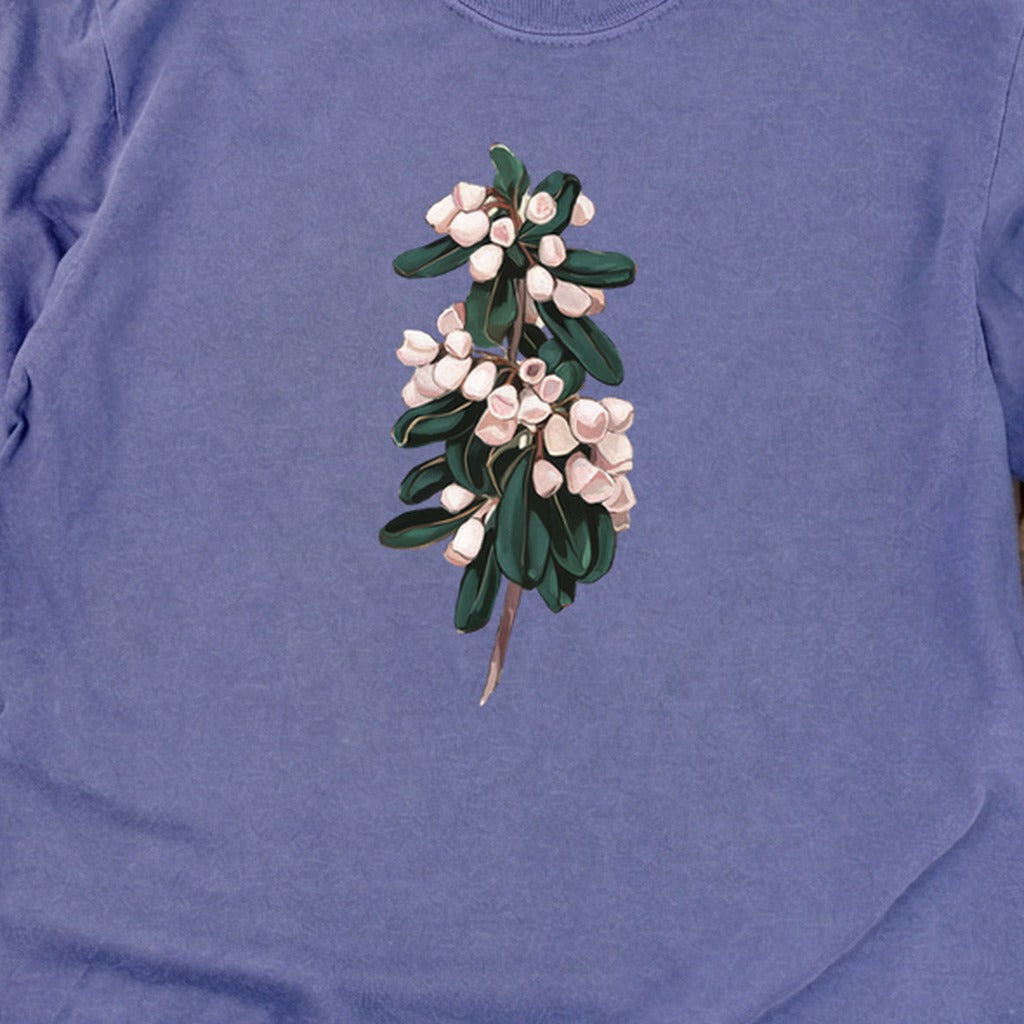 Painted Mountain Laurel Cotton Long Sleeve