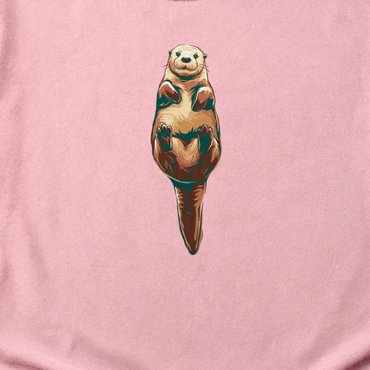 Painted Otter Cotton T-Shirt