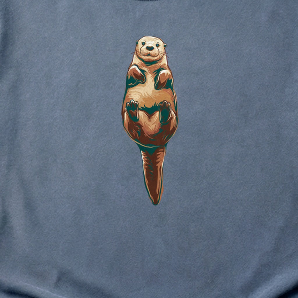 Painted Otter Cotton T-Shirt