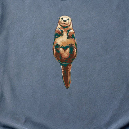 Painted Otter Cotton T-Shirt