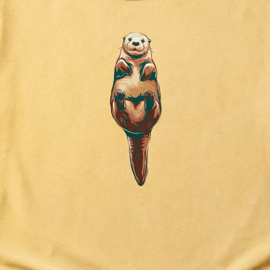 Painted Otter Cotton T-Shirt
