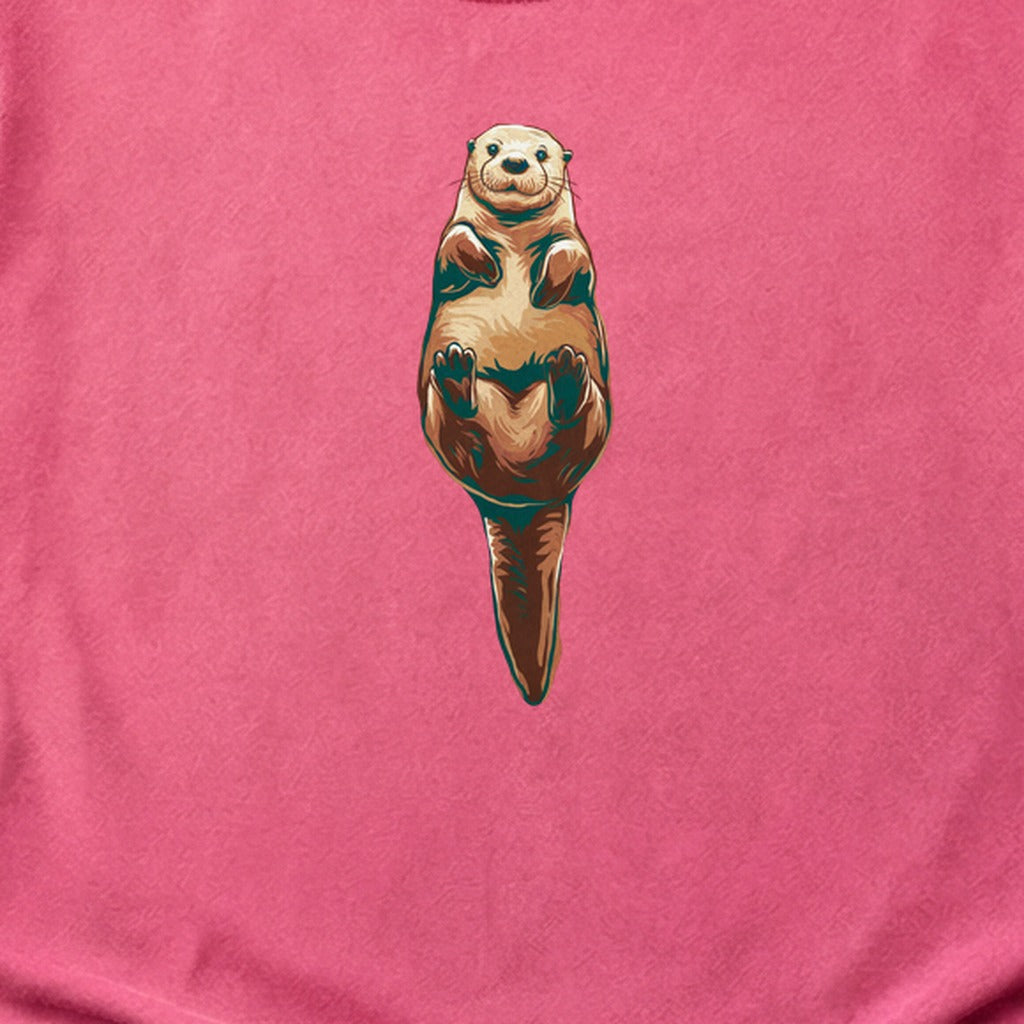 Painted Otter Cotton T-Shirt
