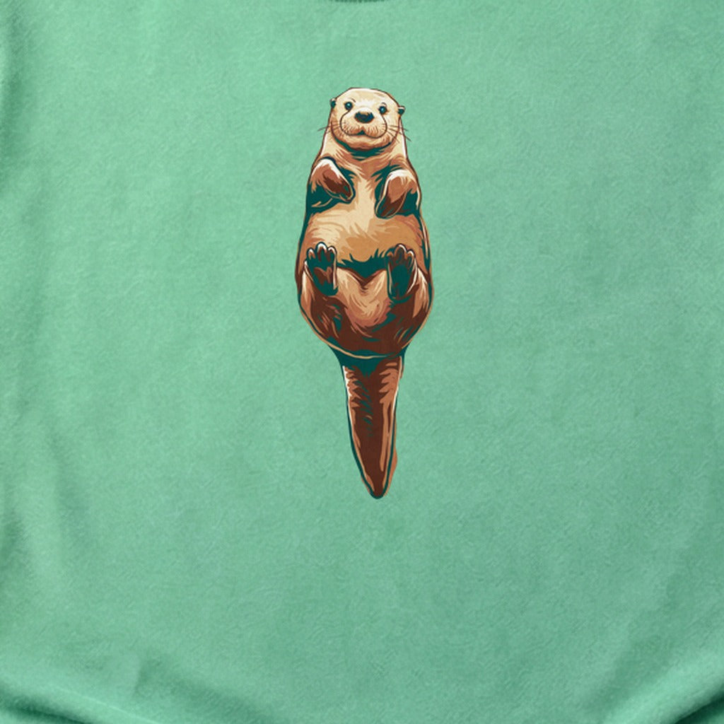 Painted Otter Cotton T-Shirt