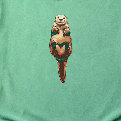 Painted Otter Cotton T-Shirt
