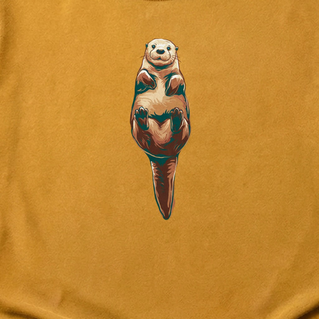 Painted Otter Cotton T-Shirt