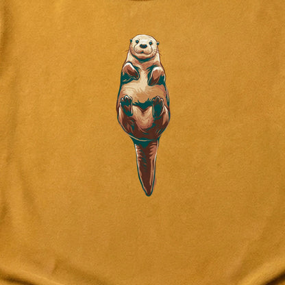 Painted Otter Cotton T-Shirt