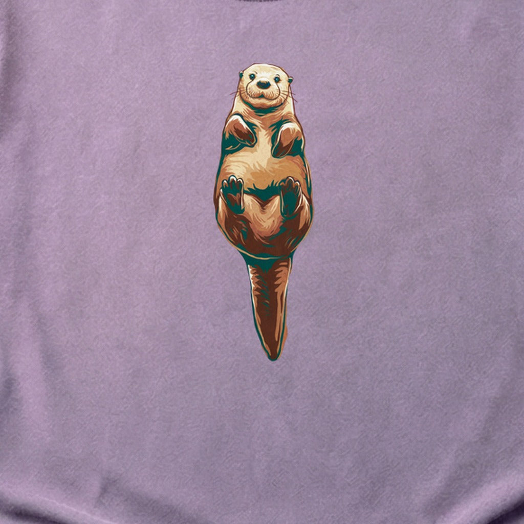 Painted Otter Cotton T-Shirt