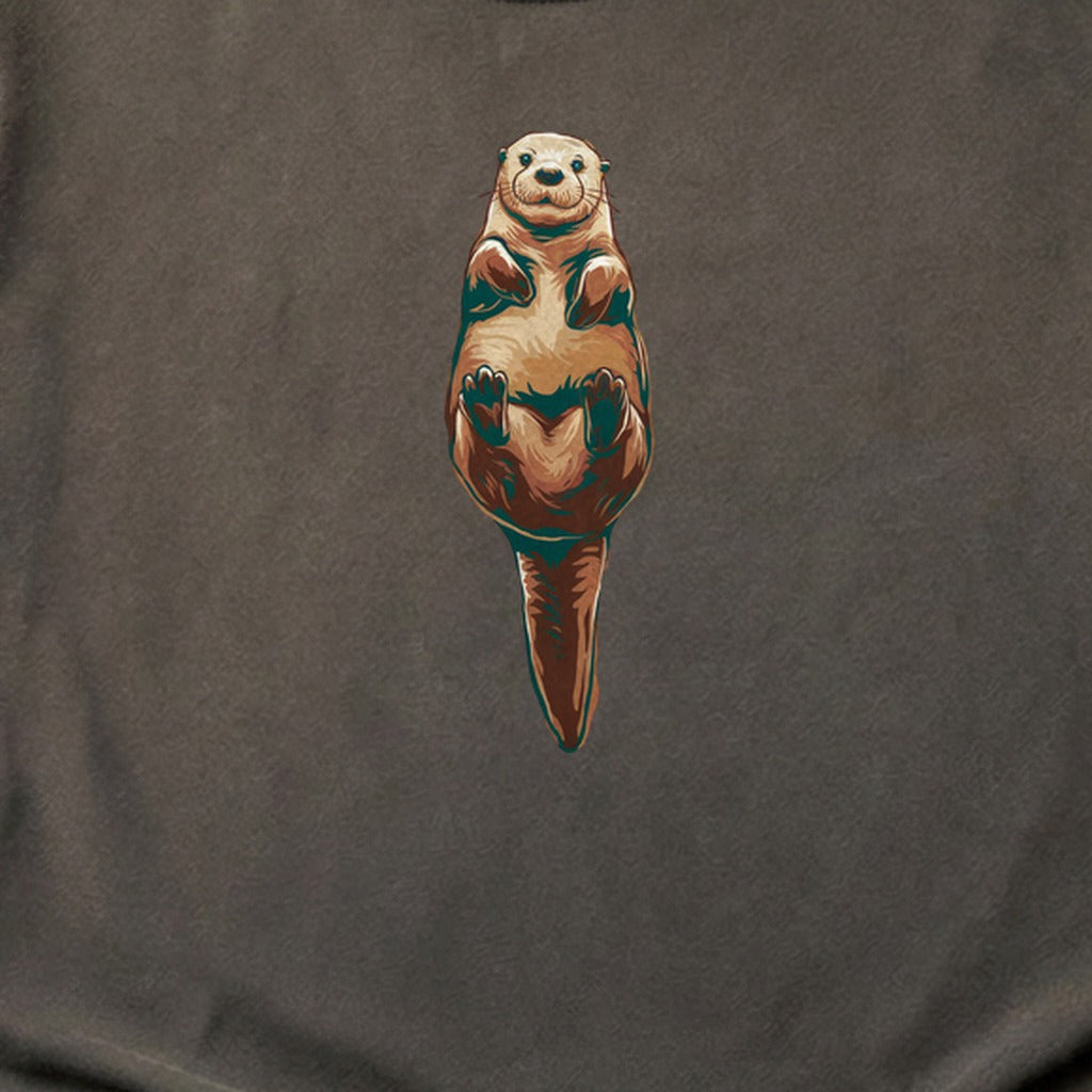 Painted Otter Cotton T-Shirt