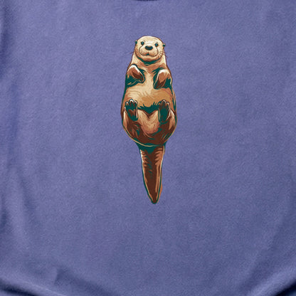 Painted Otter Cotton T-Shirt