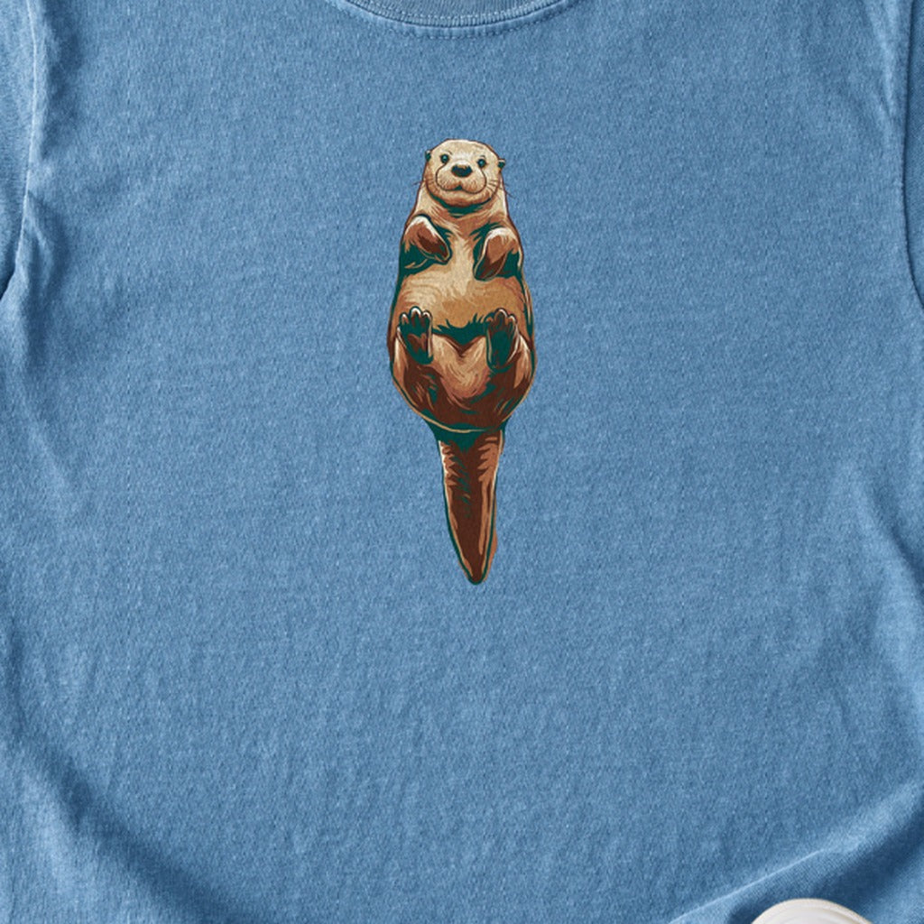Painted Otter Kids Cotton T-Shirt