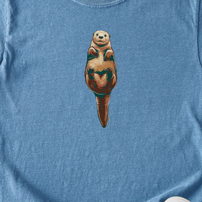 Painted Otter Kids Cotton T-Shirt