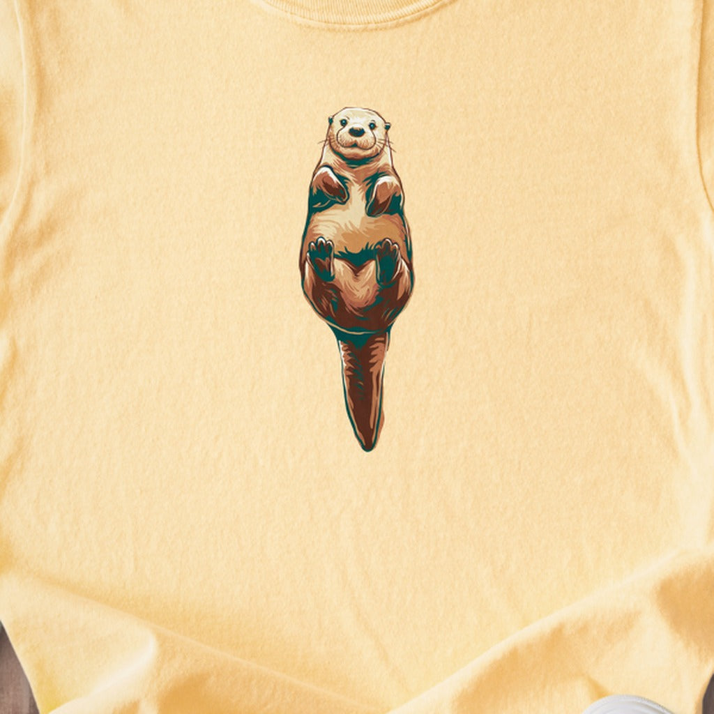 Painted Otter Kids Cotton T-Shirt