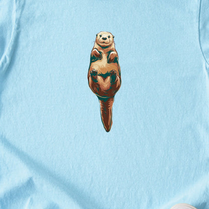 Painted Otter Kids Cotton T-Shirt